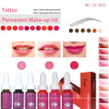 Para el tatuaje de labios / cejas - Pigmento permanente de la tinta del maquillaje (ZX-002)